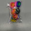 Mini Silicone Wide Rubber Bands 2 Inch 30 Pack Assorted Colors Silicone Wallet Band Heat Cold Long Lasting Rubber Bands for Sublimation Tumbler Pen Jars Art Cooking Wrapping Cord Wraps Small