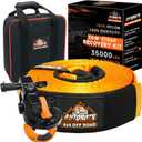 AUTOBOTS Tow Strap Heavy Duty 3" x 30 ft (35,000 lbs) with Shackle Hitch Receiver Hooks Winch Recovery Rope Towing Strap Offroad Recovery Kit for Jeep Truck Vehicle