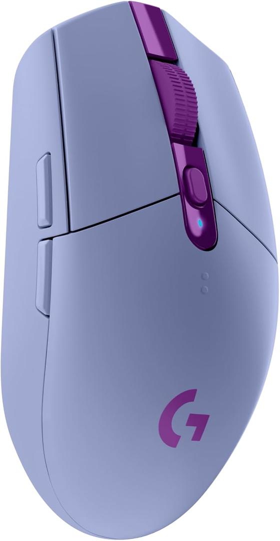 Logitech G305 Lightspeed Wireless Gaming Mouse, Hero Sensor, 12,000 DPI, Lightweight, 6 Programmable Buttons, 250h Battery, On-Board Memory, Compatible with PC, Mac - Lilac