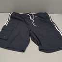 Vogyal Men's Athletic Basketball Shorts - 9" Cool Dry Gym Workout Shorts with Liner and Zipper Pockets size M