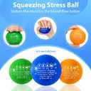 Leitee 21 Pcs Team Appreciation Gifts Bulk for Employee Stress Balls Bulk Squeeze Thank You Colorful Stress Anxiety Balls Emergency Nurses Gift for Coworker Staff (Round)