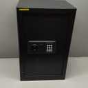 5.0 Cub Large Home Safes Fireproof Waterproof, Anti-theft Fireproof Safe with Programmable Keypad, Spare Keys and Alarm System, Digital Home Security Safe Box for Document Money Medicines