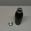 LARS NYSM Stainless Steel Insulated Water Bottle 12oz 17oz 25oz 34oz 51oz | Insulated Thermo Flask for Hot and Cold Beverages | Leakproof Drinking Bottle (Carbon Black, 25.4oz)