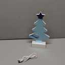 Christmas Infinity Tree Decor,Chirstmas Gift LED Infinity Tree Light,16In USB Or Battery Operated Christmas Neon Sign Table Decoration Room Decor