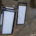 Black Display Cabinet,78 Inch High Bookshelf, Multi-Color LED Ambient Lighting, 6-Story Large Storage Space, Transparent Tempered Glass Door, Suitable for Bedrooms, Living Rooms, Offices