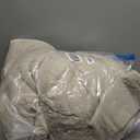 Sanracie Queen Comforter Set, Washed Cotton Linen Feel Bedding Comforters Sets 3 Pieces(1 Solid Wheat Comforter +2 Pillowcases) Soft Lightweight Aesthetic Bedding Sets Queen All Season