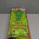 Obralitic Whimsical Table Top Small Christmas Tree, 2 FT Bendable Lime Green Christmas Tree with Lights and Red Ball, Curved Shape Artificial Tabletop Tree for Home Office Holiday Party Decoration