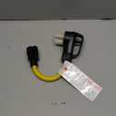 14-50P to 6-20/15R or 5-20/15R RV EV Adapter Cord Compatible With NEMA 50 Amp 4 Prong 240V to 20/15 Amp 3 Prong 240V 6-20/15R or 5-20/15R T Blade for EV Charger HVAC 12 AWG, 1FT