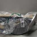 Induction Cookware Set 6-Piece, Stackable Kitchen Cooking Pots Set, 6qt 4.8qt & 2qt Pots with Lids, Dishwasher Safe & Oven Safe, Compatible with All Stoves, Black