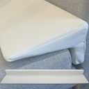 JZHLLA Bed Wedge Headboard Filler for Bed Gap - 1.6 Inch, Removable & Washable Pillow with Zipper (King 76"x10"x6")