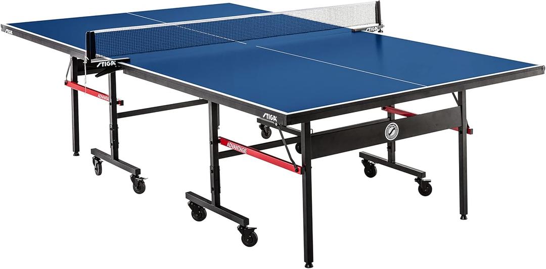STIGA Advantage Series Ping Pong Tables - 13, 15, 18, and 25mm Tabletops - Quickplay 10 Minute Assembly - Playback Mode - Recreational to Tournament Level