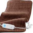 CooCoCo Large Electric Heating Pad for Back Pain, Heated Pad with Auto Off, FSA Eligible Heat Pad for Neck & Shoulder, Machine Washable, 17"33"