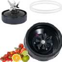 [Upgrade ] Replacement 7-Fins Male Blender Blade Parts Compatible with Ninja Auto iQ Blender [4 Inch Male 7 Fins Only]
