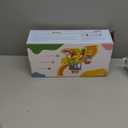 Marstone Toddler Toys for 1 2 Year Old Boys and Girls Gifts: Educational Elephant Slide with 4 Animal Car Toys for Baby 12-18 Months, First Birthday Gifts for Kids, Learning Push Truck Tracks Age 1-2