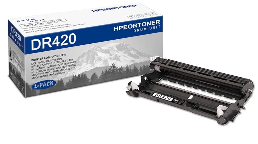 1 PK DR420 Black Drum Unit 15,000 pages High Yield Compatible, DR420, Replacement for Brother DCP-7060D DCP-7065DN IntelliFax-2840 HL-2220 HL-2230 HL-2240 HL-2280DW MFC-7240 MFC-7360N Printer