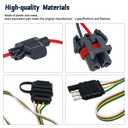 Lift Vehicle Wiring Harness with 4 Pin Adapter Fit for Bruno ASL-250 ASL-275 Out-Sider Replace 54491369542