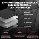 FREESOO Custom Seat Covers for Toyota RAV4 2019 2020 2021 2022 2023 2024 2025 Hybrid XLE LE Limited XLE Premium, RAV4 Leather Car Seat Covers Interior, RAV 4 SUV Accessories Full Set, Black