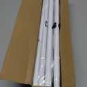 H.VERSAILTEX Double Curtain Rods for Windows 16.2 to 43.8 Inches 3/4 inch Diameter Adjustable Decorative Telescoping Double Curtain Rod with Brackets Heavy Duty Splicing Double Curtain Rods, White