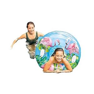 Intex Inflatable Transparent Pool Tubes | Pool Floats for Kids and Adults |