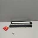 Necklace Holder Organizer Wall Mount,Jewelry Holder Organizer with 30 Hooks,Oak Jewelry Organizer and Storage for Necklaces,Bracelets and Rings (Black)