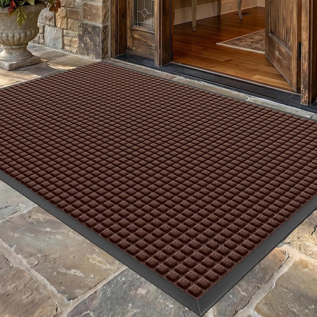 Front Door Mat Outside Entrance, Heavy Duty Doormat, 61.5"x36"