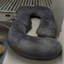 Amazon.com: Cute Castle Pregnancy Pillows, Soft U-Shape Maternity Pillow with Removable Cover - Full Body Pillows for Adults Sleeping - Pregnancy Must Haves - Jumbo 57 Inch - Grey : Baby