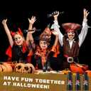 Soulchen 48 Pcs Pirate Party Sets Pirate Eye Patches Telescopes for Kids Black Patches Plastic Telescopes Bulk Halloween Party Favors for Kids Halloween Theme Birthday Supplies