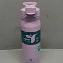 REDUCE 24 oz Hydrate Pro Stainless Steel Insulated Water Bottle - Flip Top Leak-Proof Lid, Dishwasher Safe, BPA-Free, Dual Wall Vacuum, Keeps Drinks Cold for 48 Hrs, Cup Holder Friendly