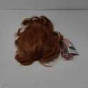 80s Women Beehive Wig with Large Pearl Necklace Bracelet and Earrings Long Wavy Ginger Bouffant Synthetic Hair Wigs for Married Housewife Big Red Vintage Costume Cosplay Halloween Party