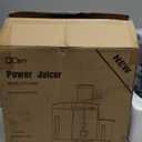 Juicer Machine, 800W Centrifugal Juicer Extractor with Wide Mouth 3 Feed Chute for Fruit Vegetable, Easy to Clean, Stainless Steel, BPA-free (Metallic Black)