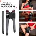 LTW Knee Massager with Heat and Red Light, Cordless Heated Knee Brace with 3 Heat/3 Vibration/5 Light Levels, 72 Red Lights with 660nm & 850nm, 5000mAh Massager for Knee Elbow Shoulder