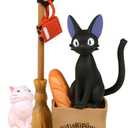 Ensky - Kiki's Delivery Service - Jiji Nosechara Assortment Stacking Figure, Studio Ghibli via Bandai Official Merchandise