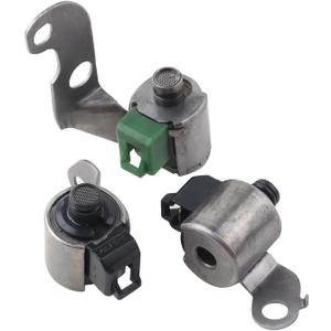 3Pcs S1 & S2 & SL Transmission Shift Solenoid Kit Compatible with 2003-2006 Toyota Corolla Toyota Matrix 1.8L L4 Replace# A245E A246E