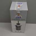 MR.SIGA Toilet Bowl Brush and Holder, Premium Quality, with Solid Handle and Durable Bristles for Bathroom Cleaning, Gray, 1 Pack (One Size)