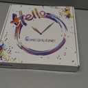 Analog Glow in The Dark Wall Clock Battery Operated 12 Inch Blue Light Up Clock for Wall Silent Wall Clock for Kids Bedroom