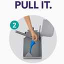 Litter Box Waste Drawer Liners Roll Refill, Compatible with Litter Genie and Litter Genie Plus, with 60 Bags