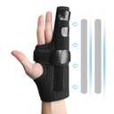 Pinky Finger Splints, Trigger Finger Splints for Little Finger, Pinky Support Brace for Right & Left Hand, Pinky Splint for 4th or 5th Finger Injury, Fracture, Broken, Size L
