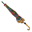 Bohemian Handmade Design Cotton Multi Color Cotton Fashion Multi Colored Umbrella Embroidery Boho Umbrellas Parasol 