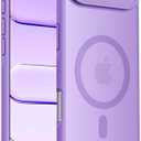 Symcele Designed for iPhone Air Case, Light Purple | Compatible with MagSafe, Camera Protection, [15FT Military Drop Protection]Shockproof Translucent Matte Anti-Slip Case, 6.5"