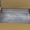 Vtopmart 2 Pack Clear Stackable Storage Drawers,9.7" High Plastic Organizers Bins for Skincare, Bathroom Supplies,Ideal for Cabinet,Undersink,Vanity,Kitchen,Pantry Organization