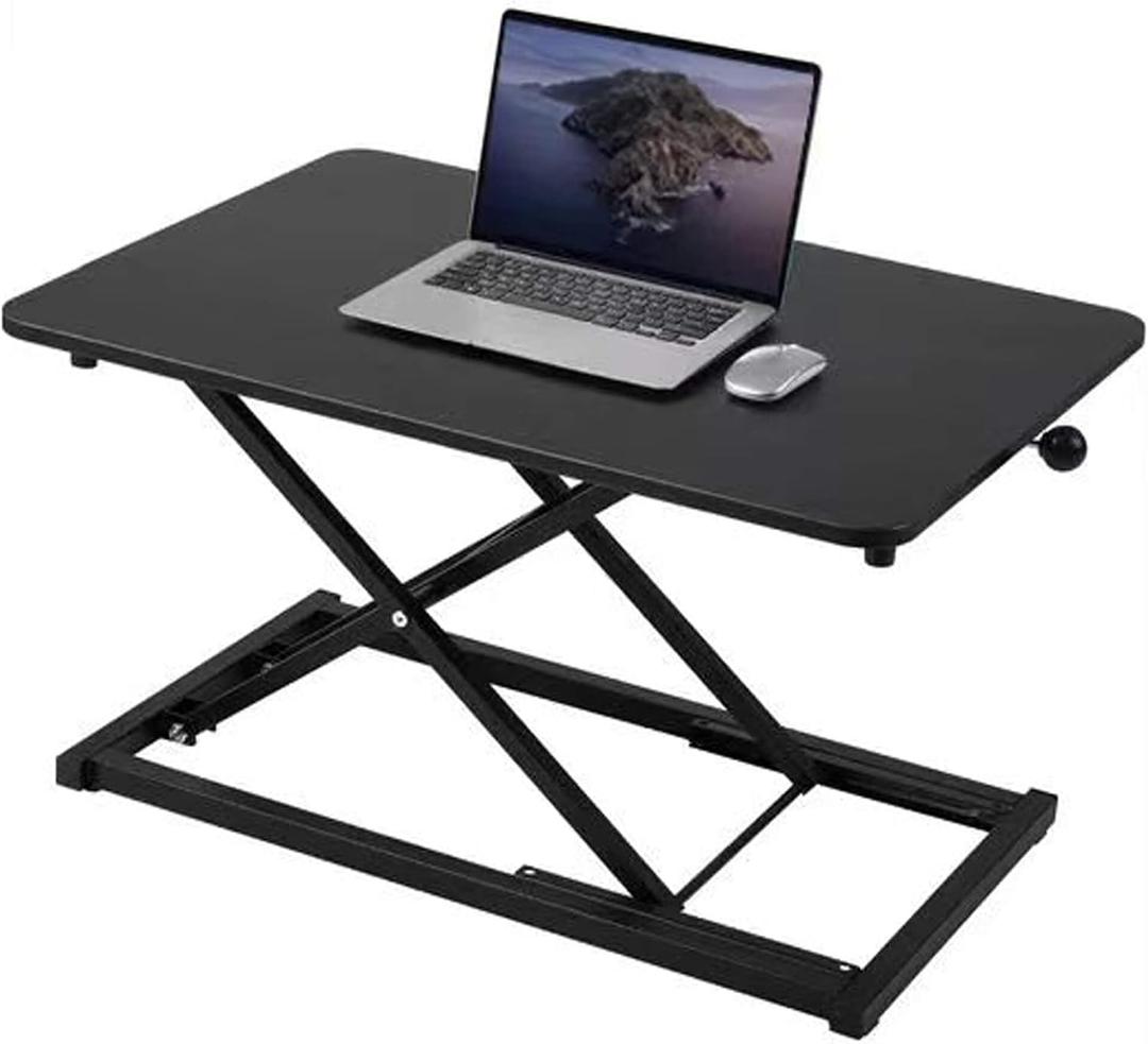 Height Adjustable Standing Desk Converter, Computer Keyboard Stand for Desktop, Keyboard Riser for Stand Up Desk Riser, Ergonomic Sit Stand Workstations for Home Office, 23.6 x 13.4 x 15.6 inches