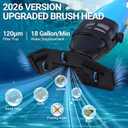 Pool Vacuum for Above Ground Pool, 18GPM Powerful Suction/87” Extension Pole/60Mins Runtime, Spot Fast Cleaning Cordless Handheld Pool Vacuum Cleaner for Spas Inground Above Ground Pool Vacuums