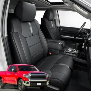 for Toyota Tundra Seat Covers 2014-2021, CrewMax only, for SR/ SR5, Black