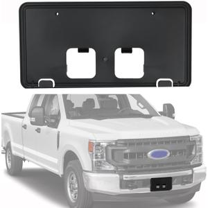 Replacement for Front Bumper License Plate Frame Bracket 2020-2022 Ford F250 F350 Super Duty LC3Z-17A385-AB