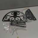 GOFORWILD Garden Hose Holder, Decorative Hose Butler Sturdy Water Hose Rack, Durable Wall Hose Hanger, Holds 125-Feet of 5/8-Inch Hose, Hose Reel, Made of Gauge Steel, 7019