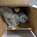 QLLY 28 inch Adjustable Tall Metal Desk Legs, Office Table Furniture Leg Set, Set of 4 (White) White