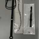 Efolen Smart Bracelet for Women,Ultralight Fitness Tracker Smart Wristband with Heart Rate/Blood Oxygen/Sleep Monitor/Pedometer,Slim Smartwatch for Android iPhone,Activity Tracker,2 Band,Black