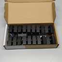 VALU Cable Management Spine  49 Inch Cable Organizer for Height-Adjustable & Fixed Desks  Sturdy & Flexible with Magnetic Link  Cord Management System Under Desk with Steel Base & Non-Slip Pads (Black)