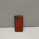 Carveit Wood Case for Galaxy S24 FE Case [Natural Wood & Black Soft TPU] Shockproof Protective Cover Unique Wooden Design Compatible with S24 FE (Natural Wood-Rosy)