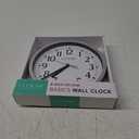 La Crosse 404-3020S 8-inch Basics Quartz Analog Wall Clock - Silver